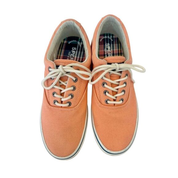 Sperry Men's Top Sider Coral Canvas Sneakers Casual, Lace Up, size 8.5 - Picture 3 of 6